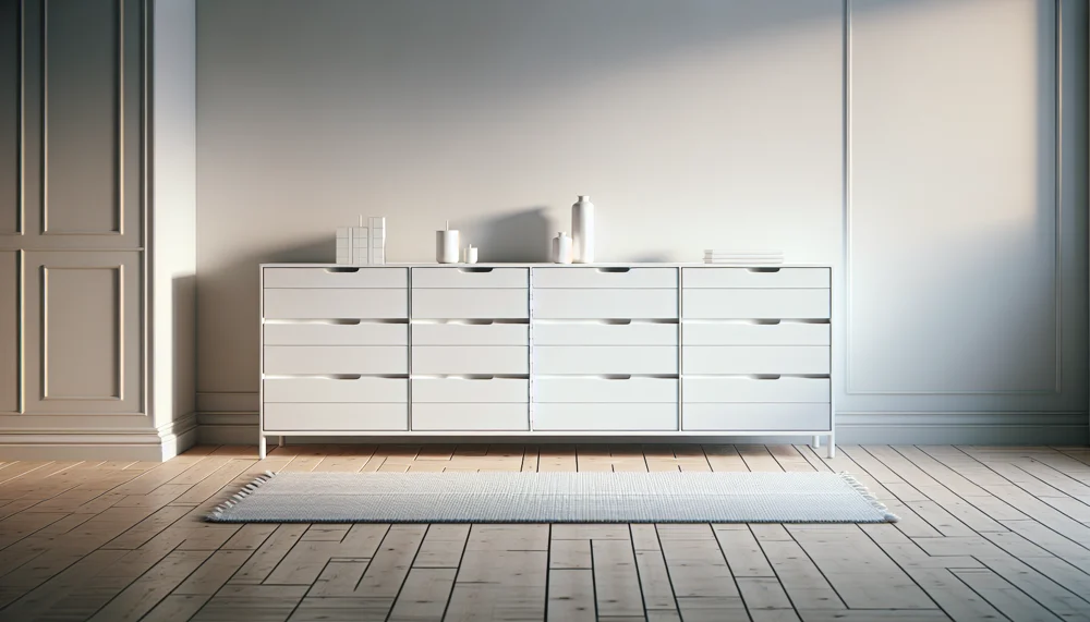 Ikea Malm Byrå 4 Lådor