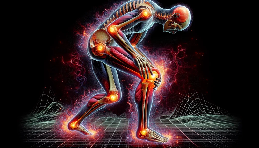 Svidande Brännande Smärta I Knä